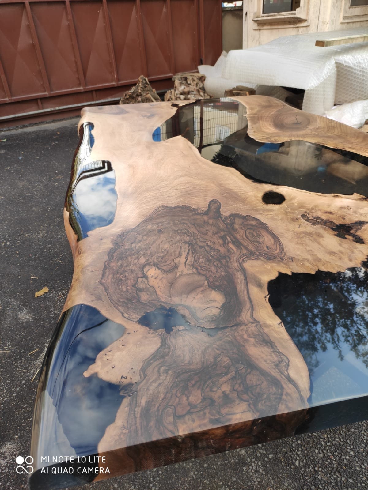 Walnut Dining Table, Epoxy Table, Epoxy Dining Table, Walnut Epoxy River Table, Custom 76” x 38” Walnut Dining Table, Custom Order for Yan