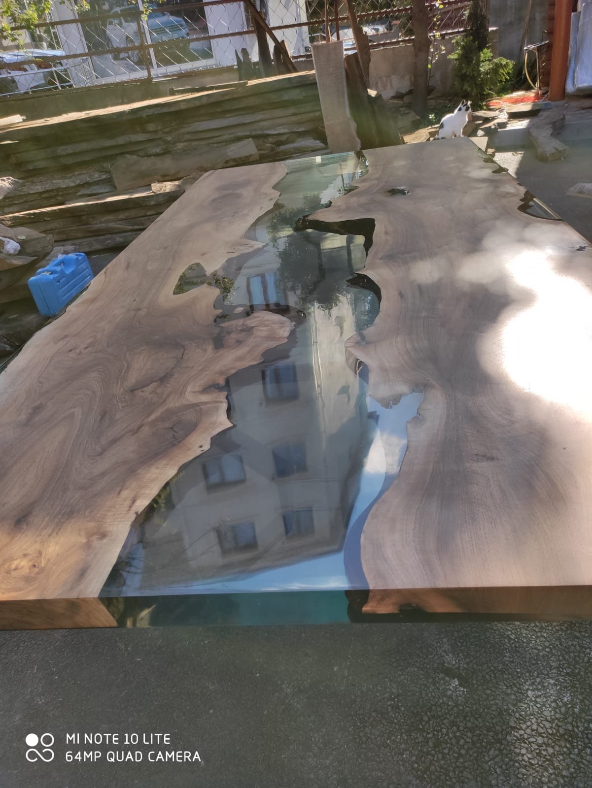 Epoxy Table, Epoxy Dining Table, Walnut Epoxy River Table, Custom 290cm x 140cm Walnut Clear Epoxy River Dining Table Order for Sara F