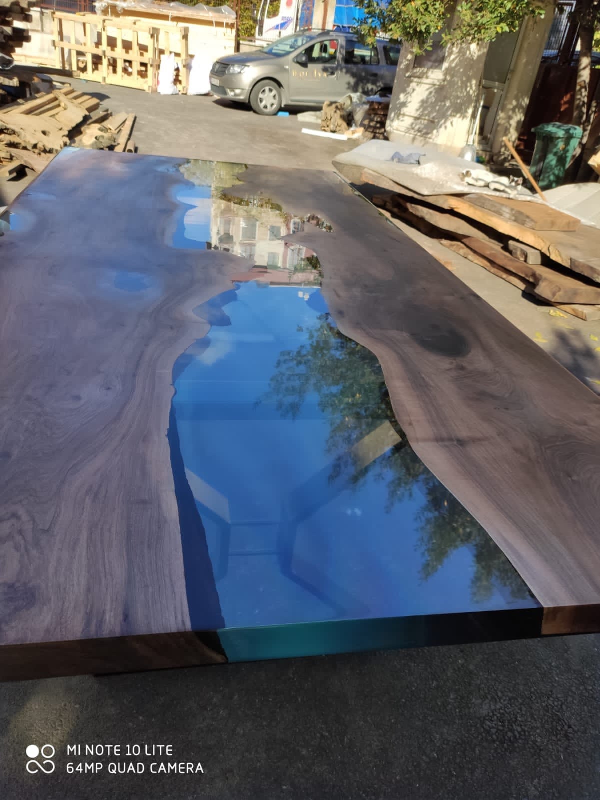 Epoxy Table, Epoxy Dining Table, Walnut Epoxy River Table, Custom 290cm x 140cm Walnut Clear Epoxy River Dining Table Order for Sara F