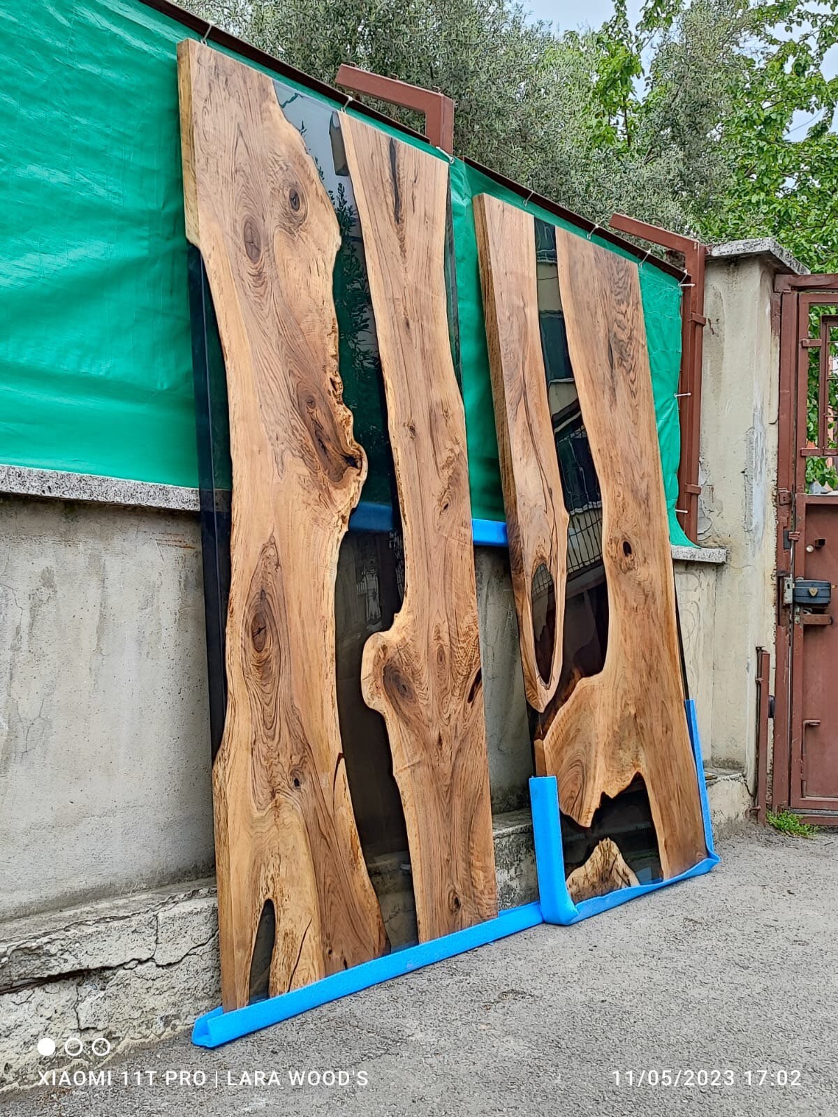 Walnut Epoxy Door Slab, Custom 82” x 39” Walnut Smoke Gray Epoxy Pocket Door Slab , Epoxy Resin River Barn Door Order Erin